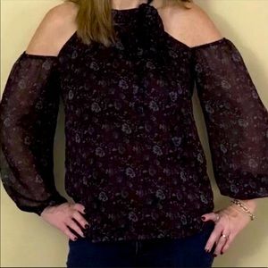 LOFT Floral Blouse